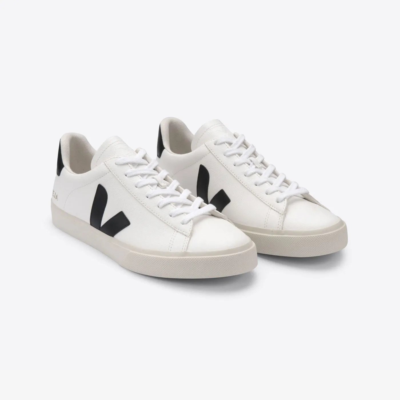 Veja Men's Campo Chromefree Leather Extra White Black