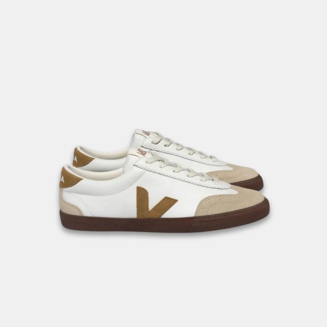 Veja Men's Volley Leather White Tent Bark