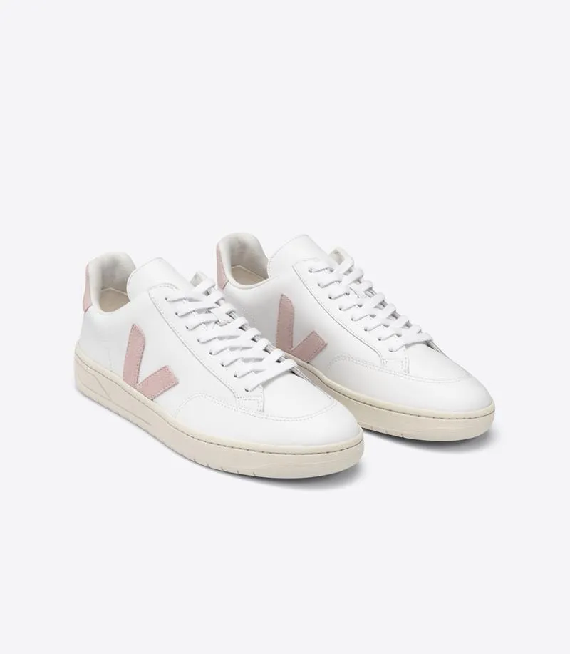 VEJA V12 LEATHER EXTRA WHITE BABE MUJER