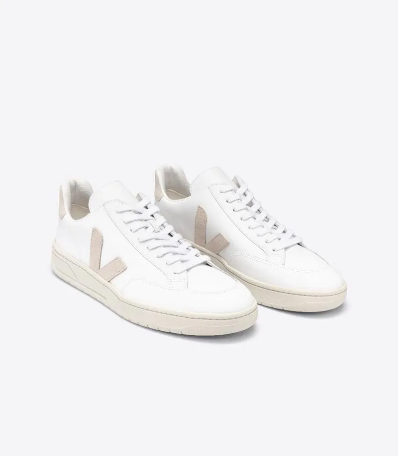 VEJA V12 LEATHER EXTRA WHITE SABLE MUJER
