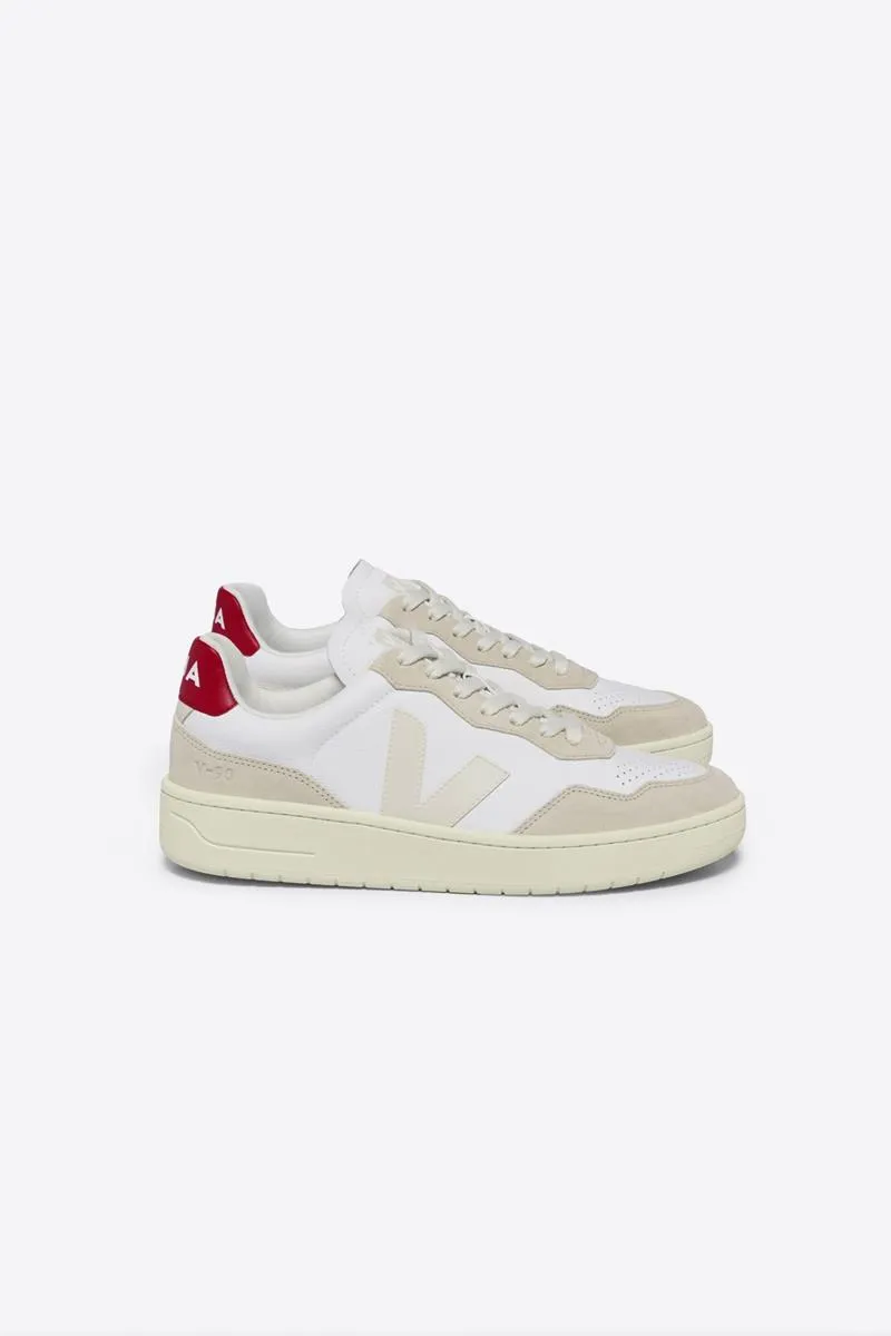 VEJA V90 LEATHER WHITE PIERRE PEKIN MUJER