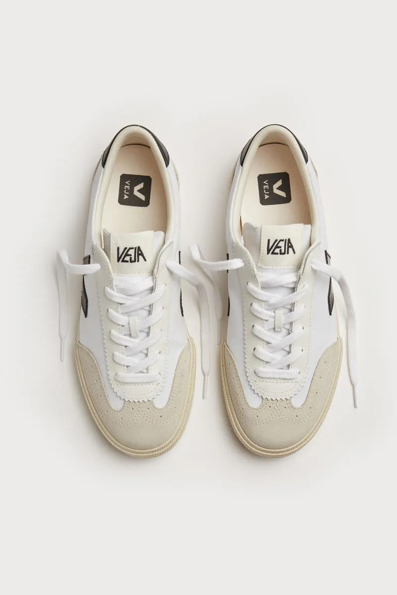 VEJA VOLLEY CANVAS WHITE BLACK MUJER
