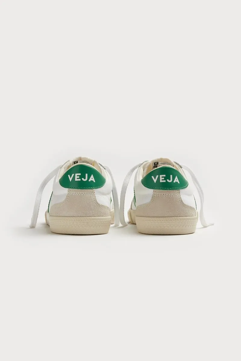 VEJA VOLLEY CANVAS WHITE EMERAUDE MUJER