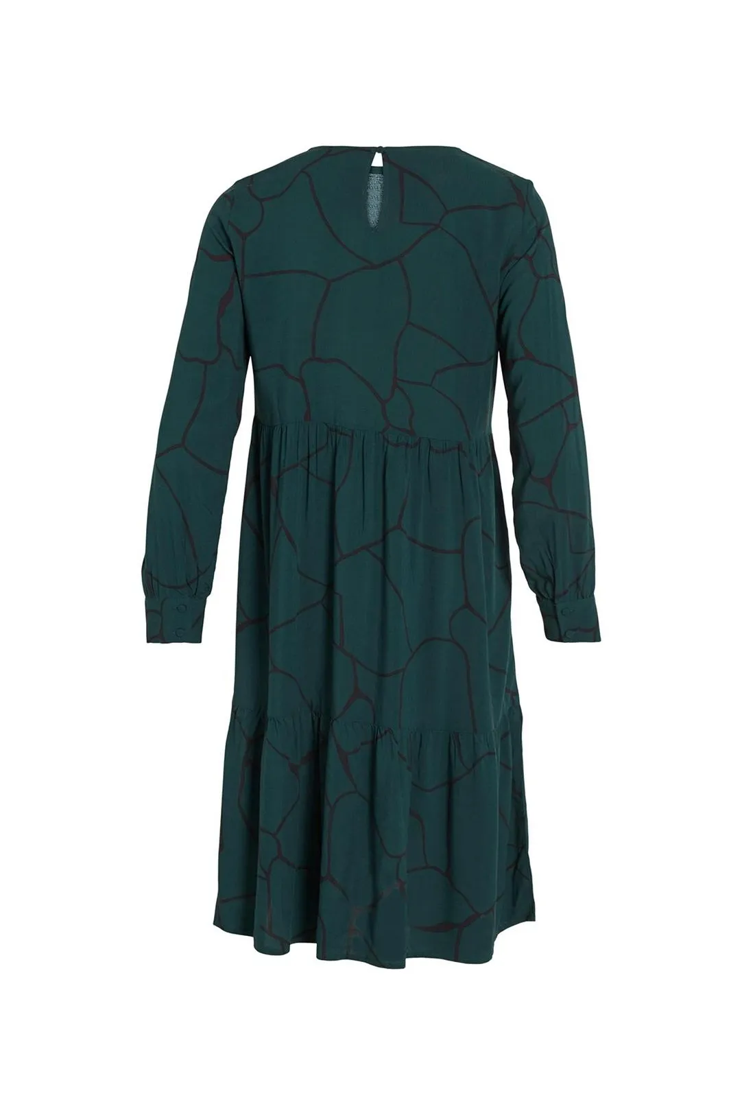 VESTIDO MIDI ESTAMPADO VIPAYA VERDE