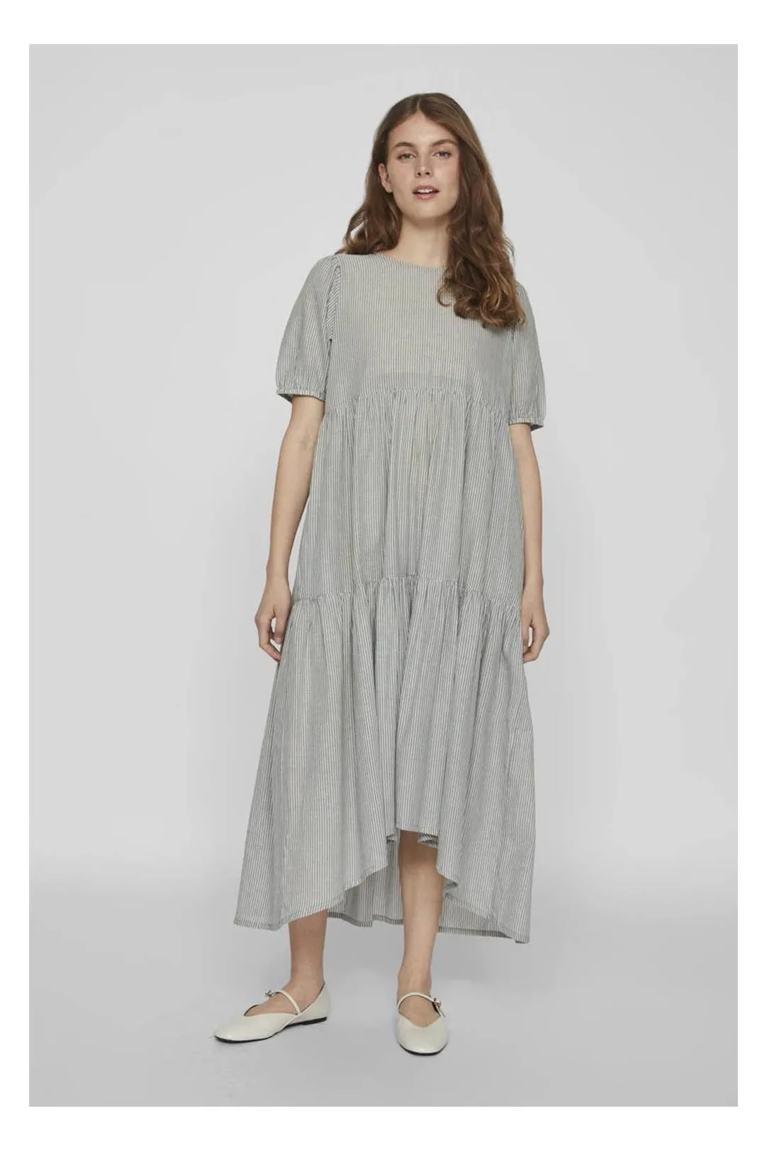 VESTIDO MIDI MUJER VIABINA VERDE