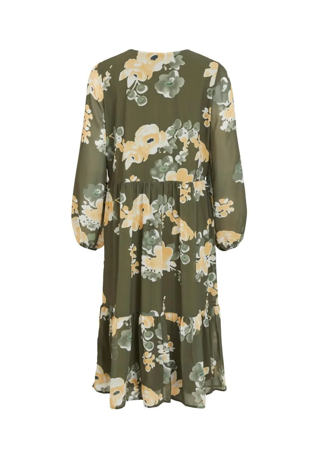 Vestido midi Viadeline verde
