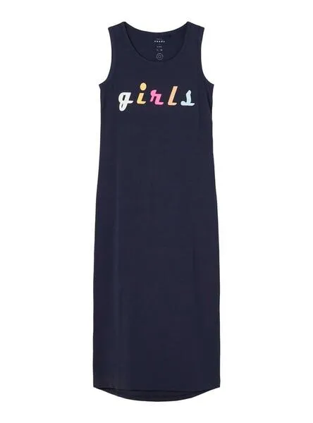 Vestido Name It Vippa Azul Marino Para Niña