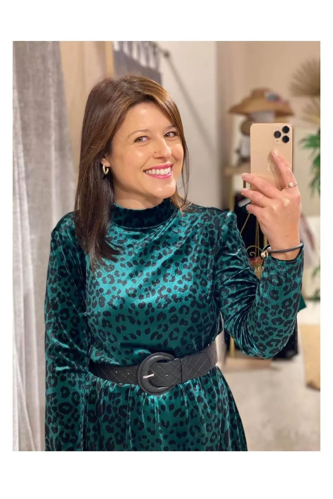 VESTIDO TERCIOPELO VILINAO VERDE OSCURO