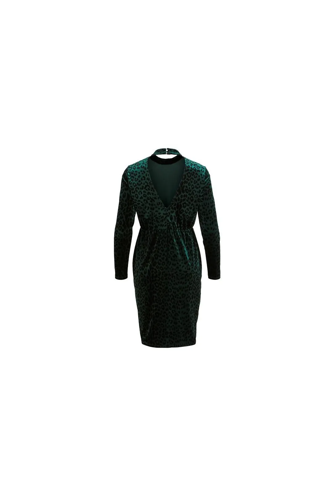 VESTIDO TERCIOPELO VILINAO VERDE OSCURO