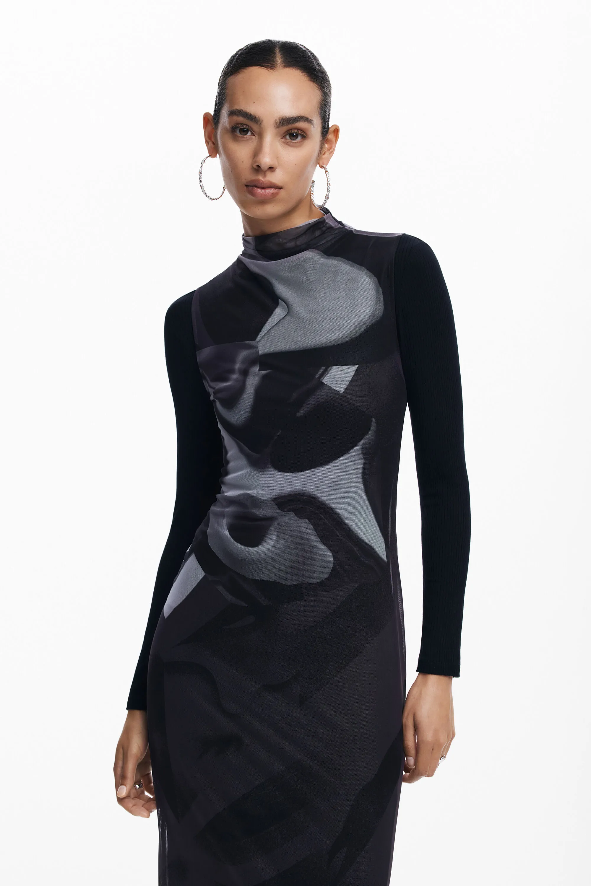 Vestit de màniga llarga
