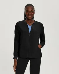 White Cross FIT Black Warm Up Jacket