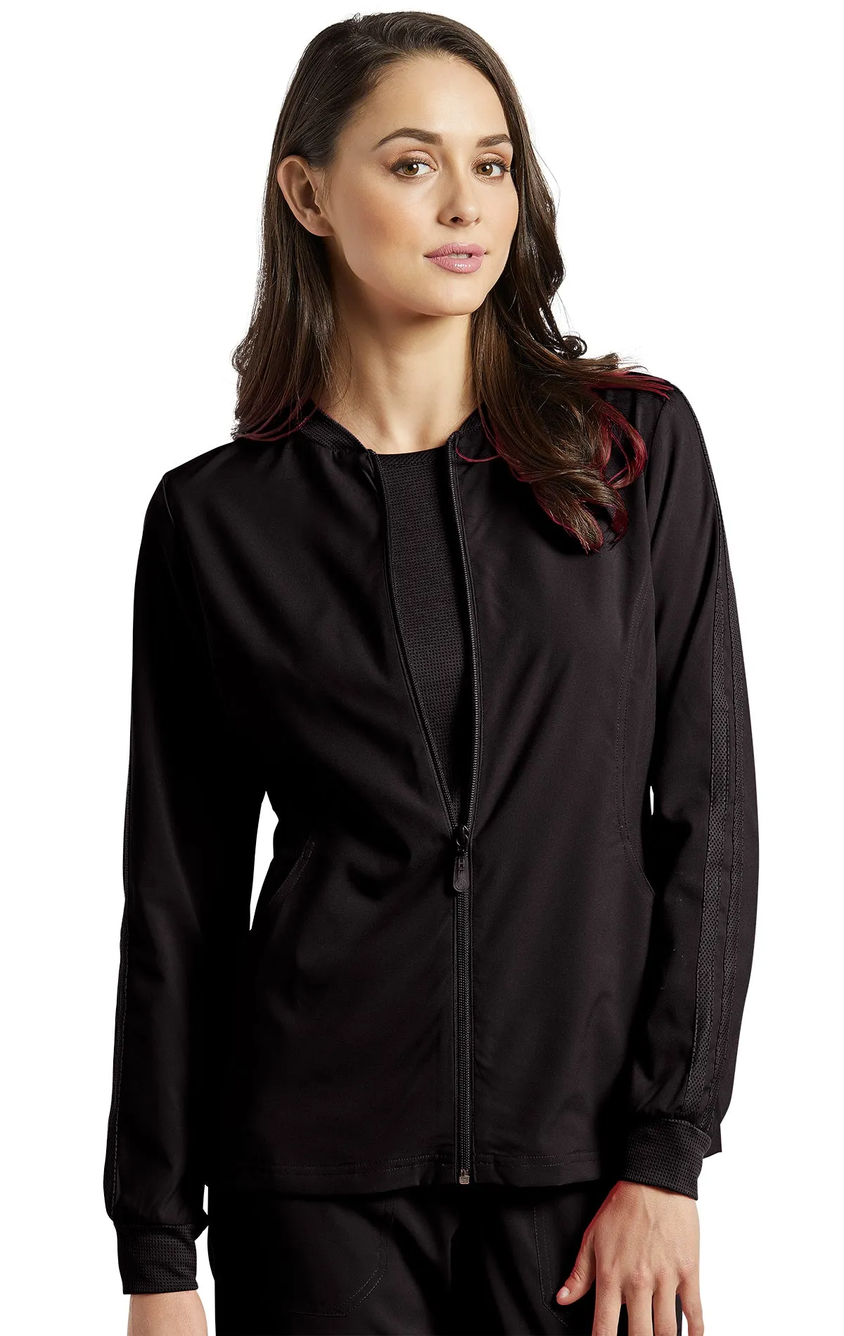 White Cross FIT Black Warm Up Jacket