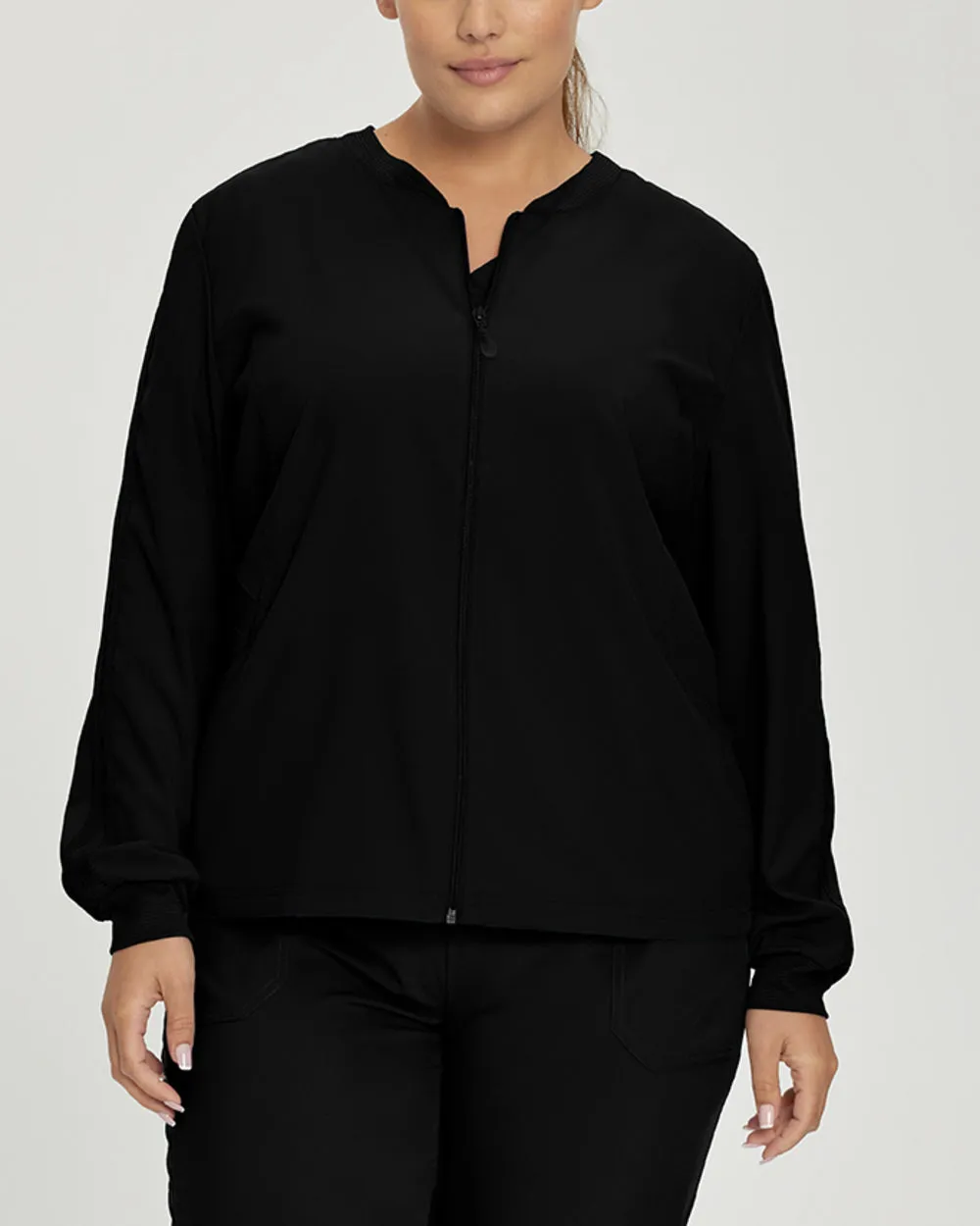 White Cross FIT Black Warm Up Jacket