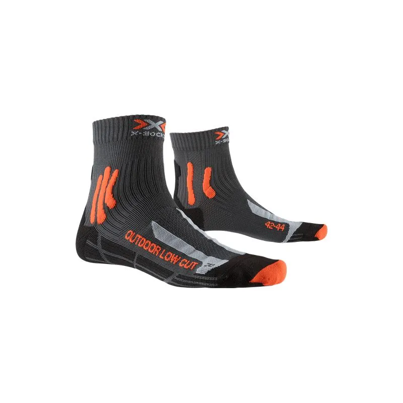 XSOCKS TREK OUTDOOR CALCETINES BAJOS (NARANJA ANTRACITA)