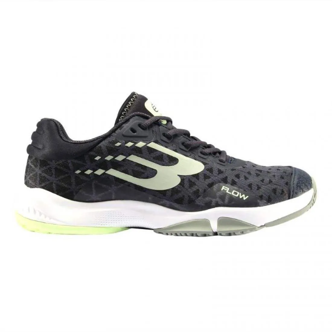 Zapatillas Bullpadel Flow 24V Negro Eucalipto Mujer | Bullpadel