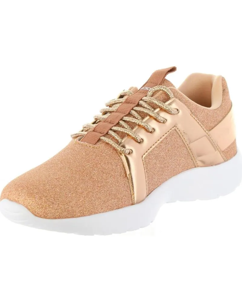 Zapatillas deporte de Mujer BASS3D 41436 GLITTER NUDE