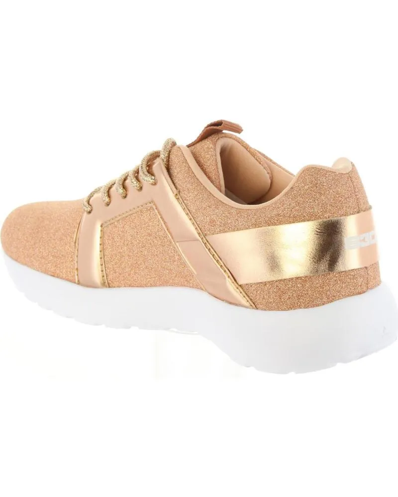 Zapatillas deporte de Mujer BASS3D 41436 GLITTER NUDE