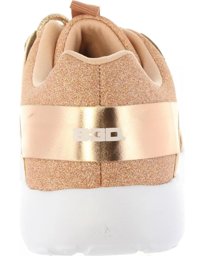 Zapatillas deporte de Mujer BASS3D 41436 GLITTER NUDE