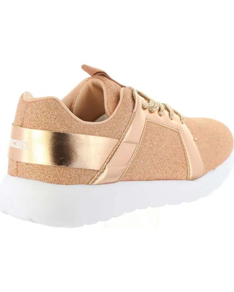 Zapatillas deporte de Mujer BASS3D 41436 GLITTER NUDE