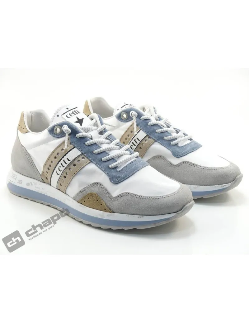 ZAPATILLAS DEPORTIVA BLANCO CETTI C1308