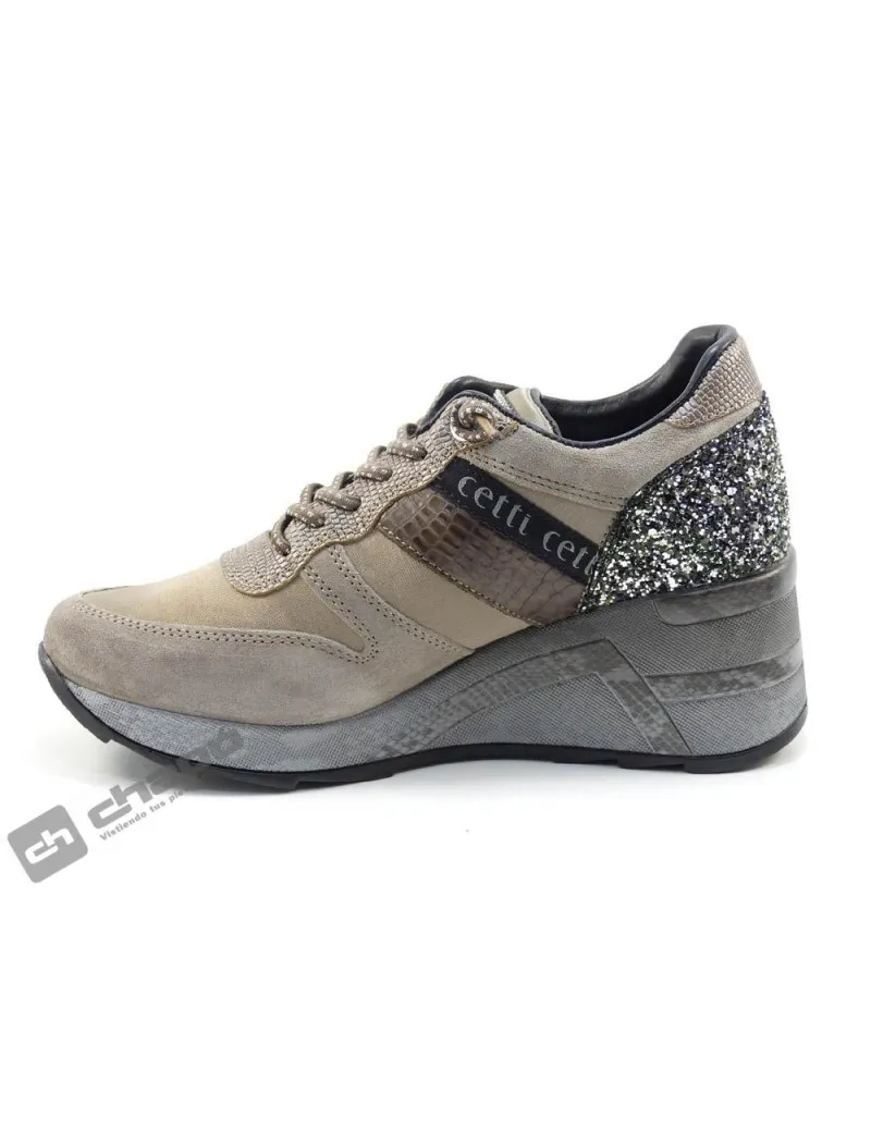 ZAPATILLAS DEPORTIVA ORO CETTI C1145 SRA