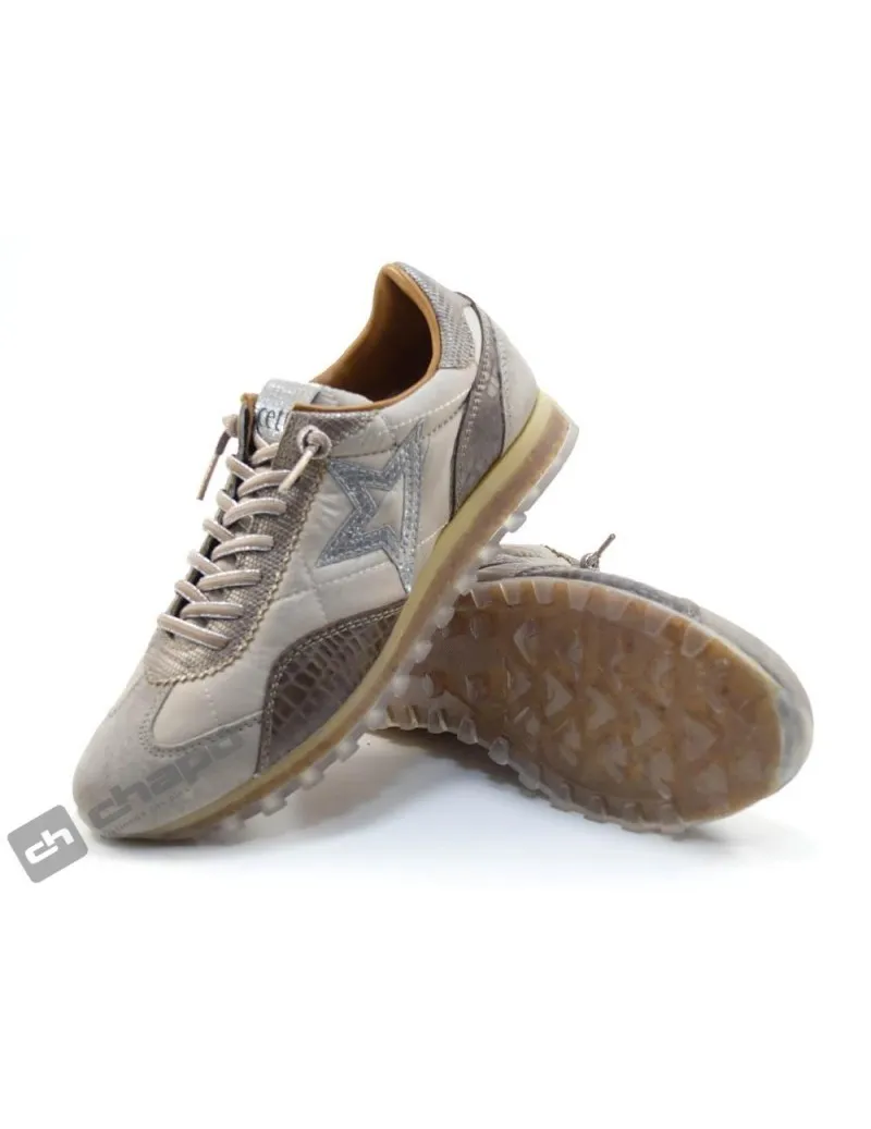 ZAPATILLAS DEPORTIVA TAUPE CETTI C1259 SRA