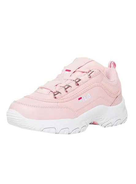 zapatillas fila strada rosa para niña