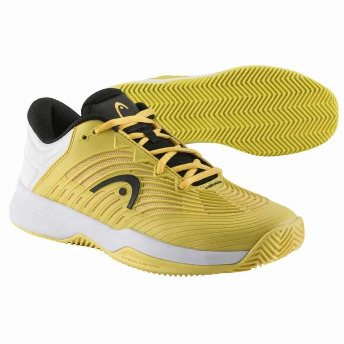 Zapatillas Head Revolt Pro 4.5 Clay Banana Negro Junior | Head
