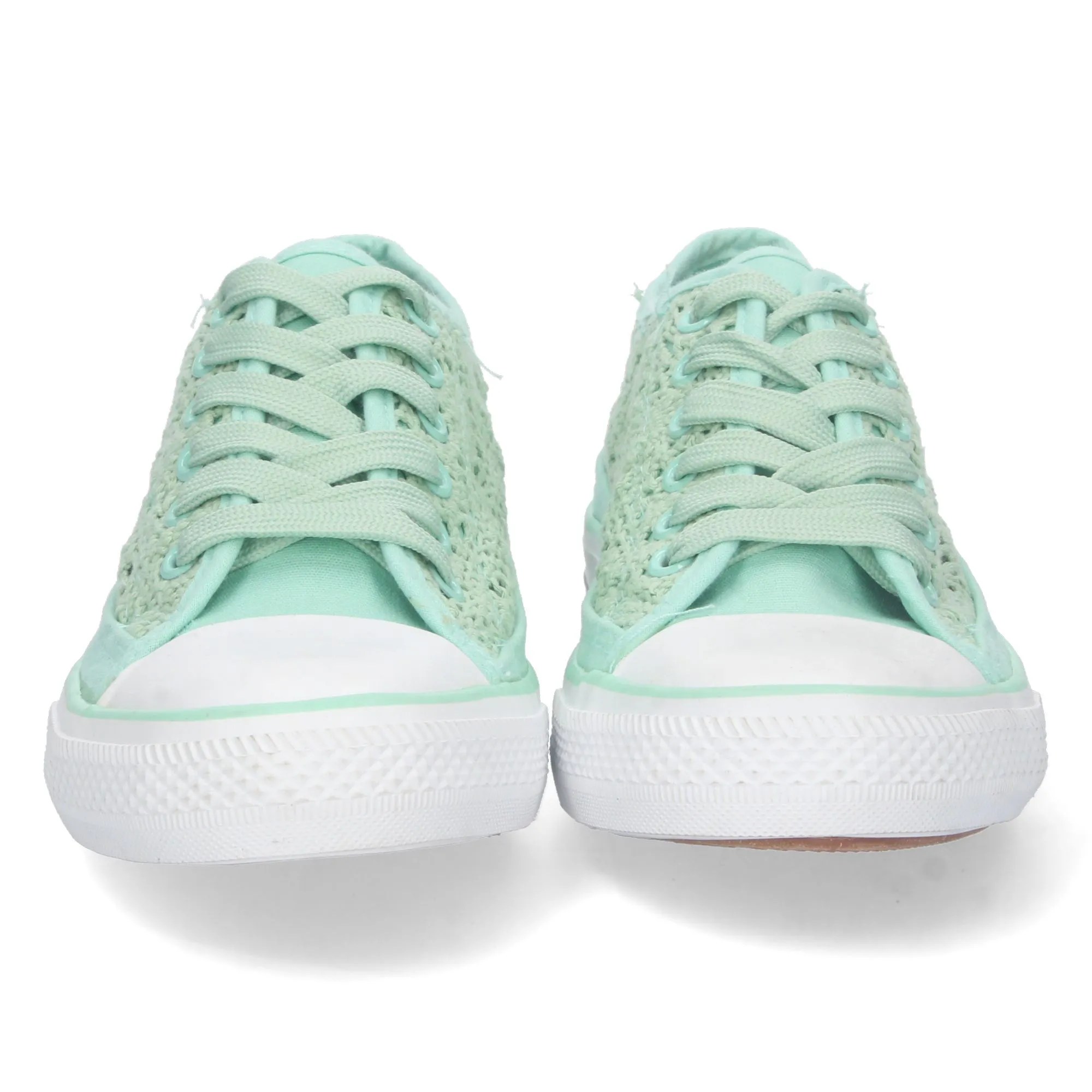 ZAPATILLAS PLANA ESTILO BAMBA CALADA MUJER COLOR VEDRE EV97