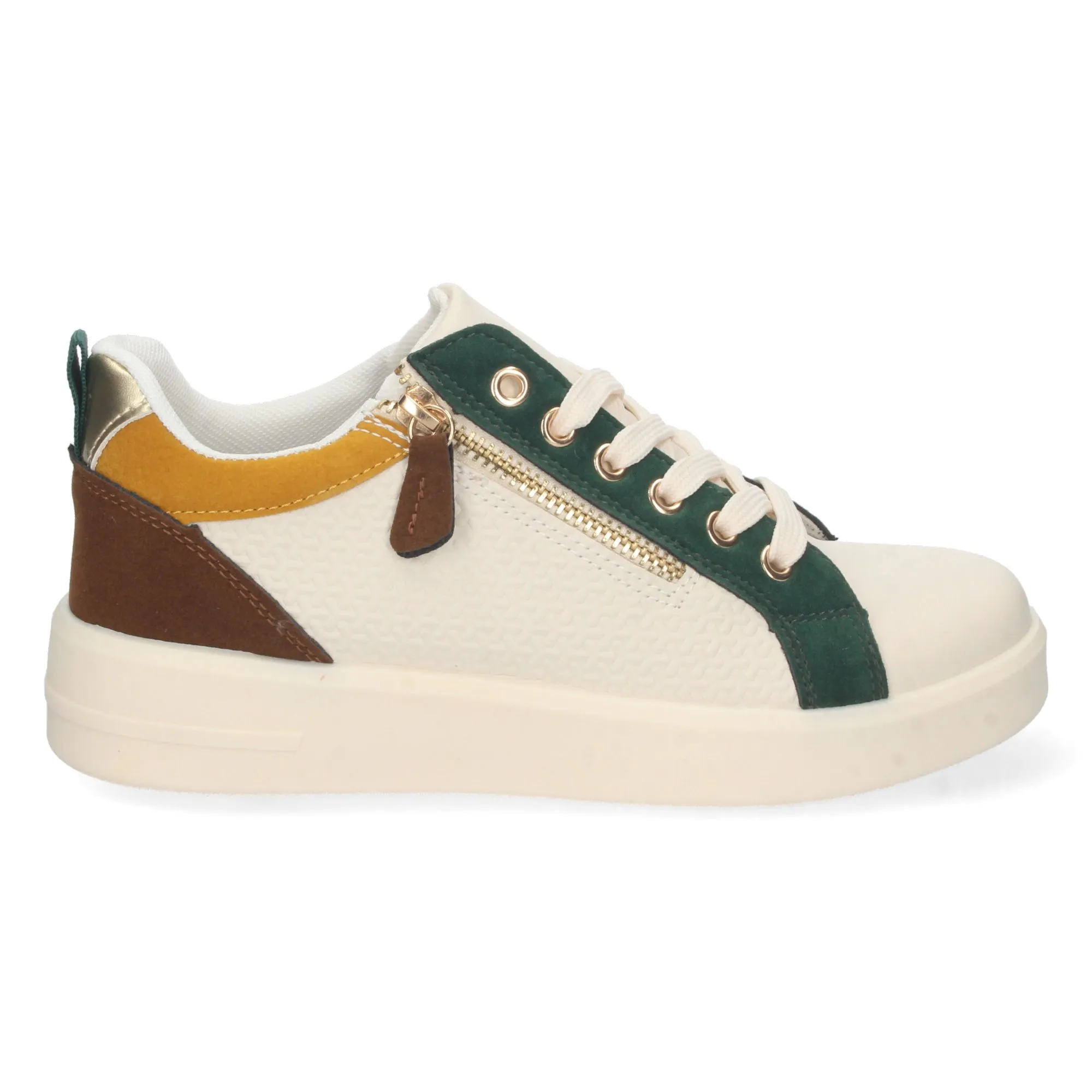 Zapatillas planas cómodas para mujer color verde
