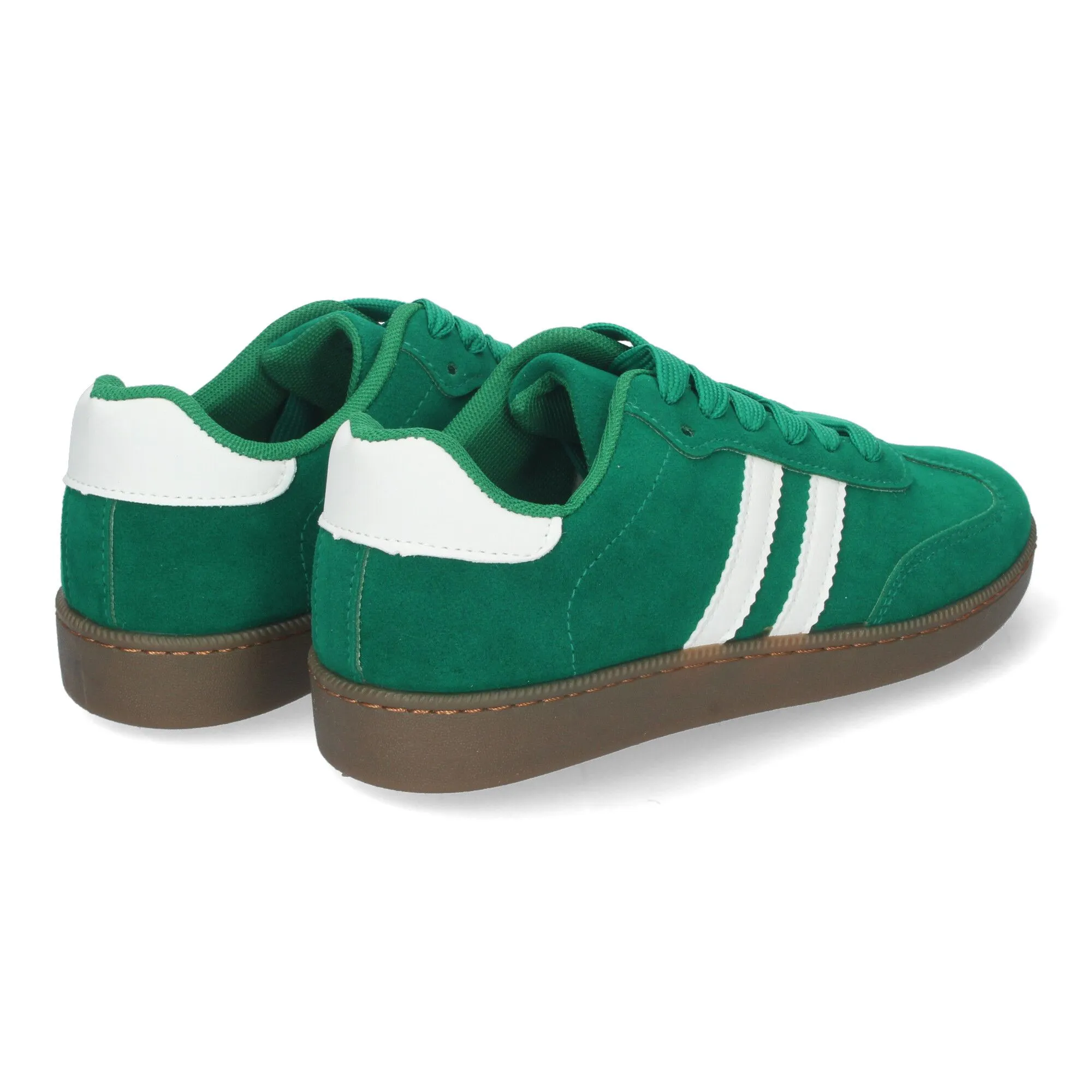 ZAPATILLAS PLANAS SNEACKER PARA MUJER COLOR VERDE KEG59