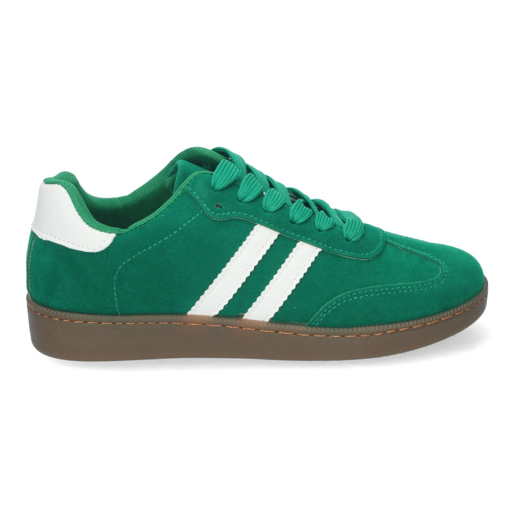 ZAPATILLAS PLANAS SNEACKER PARA MUJER COLOR VERDE KEG59