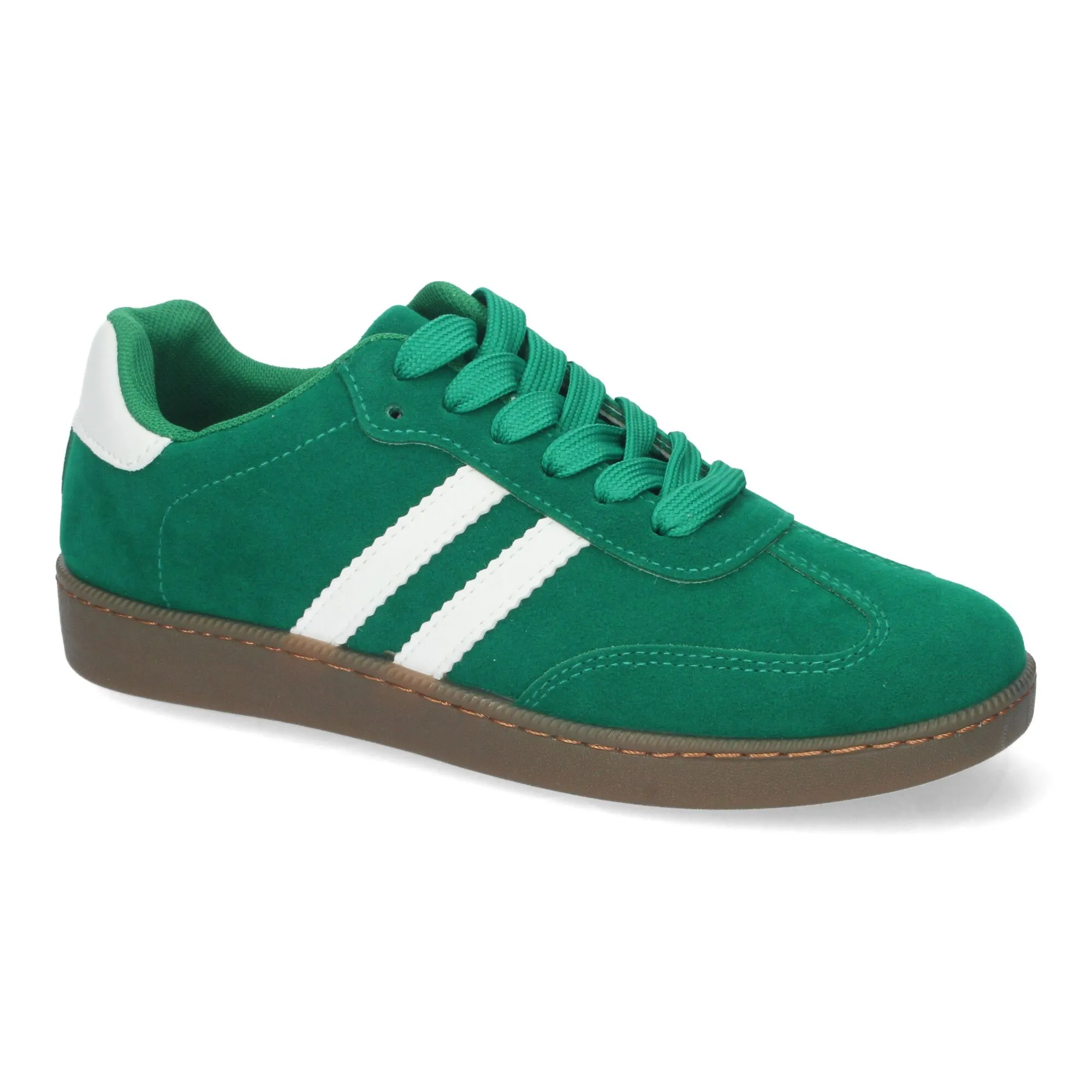 ZAPATILLAS PLANAS SNEACKER PARA MUJER COLOR VERDE KEG59