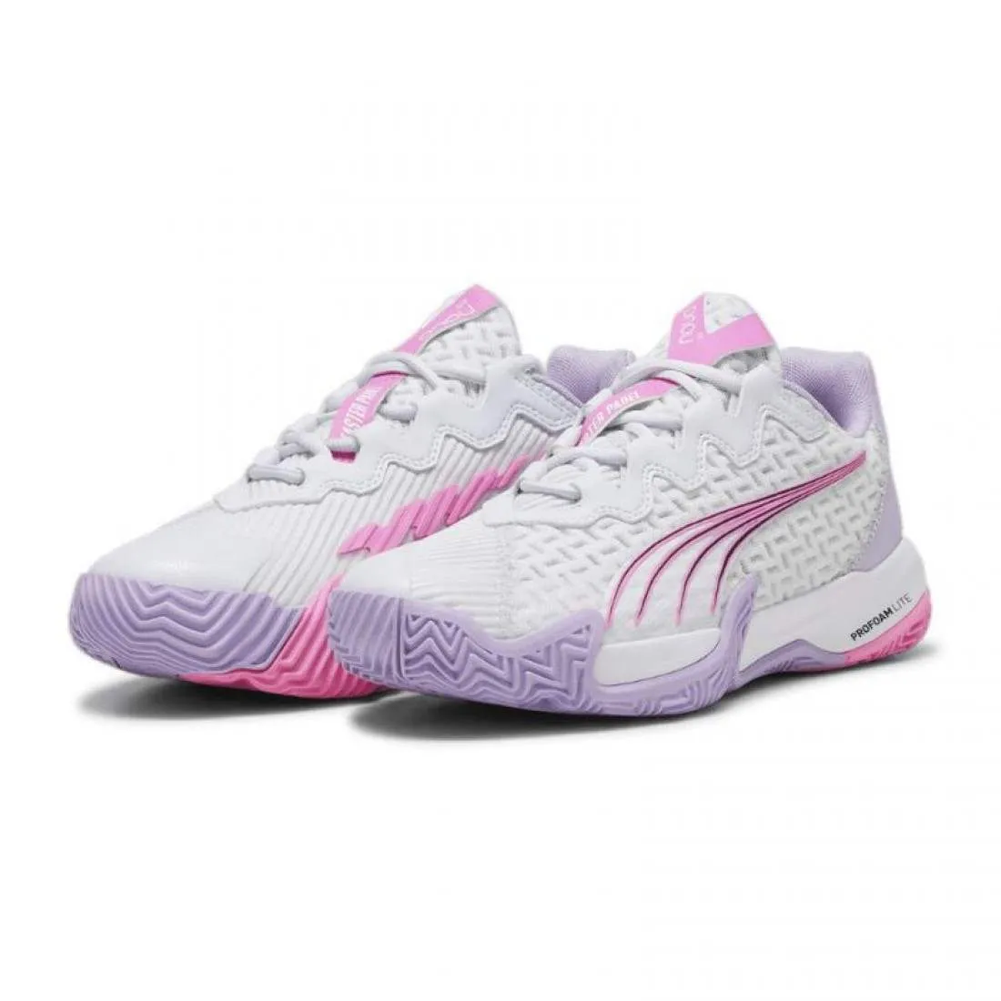 Zapatillas Puma Nova Elite Plata Blanco Violeta Mujer | Puma