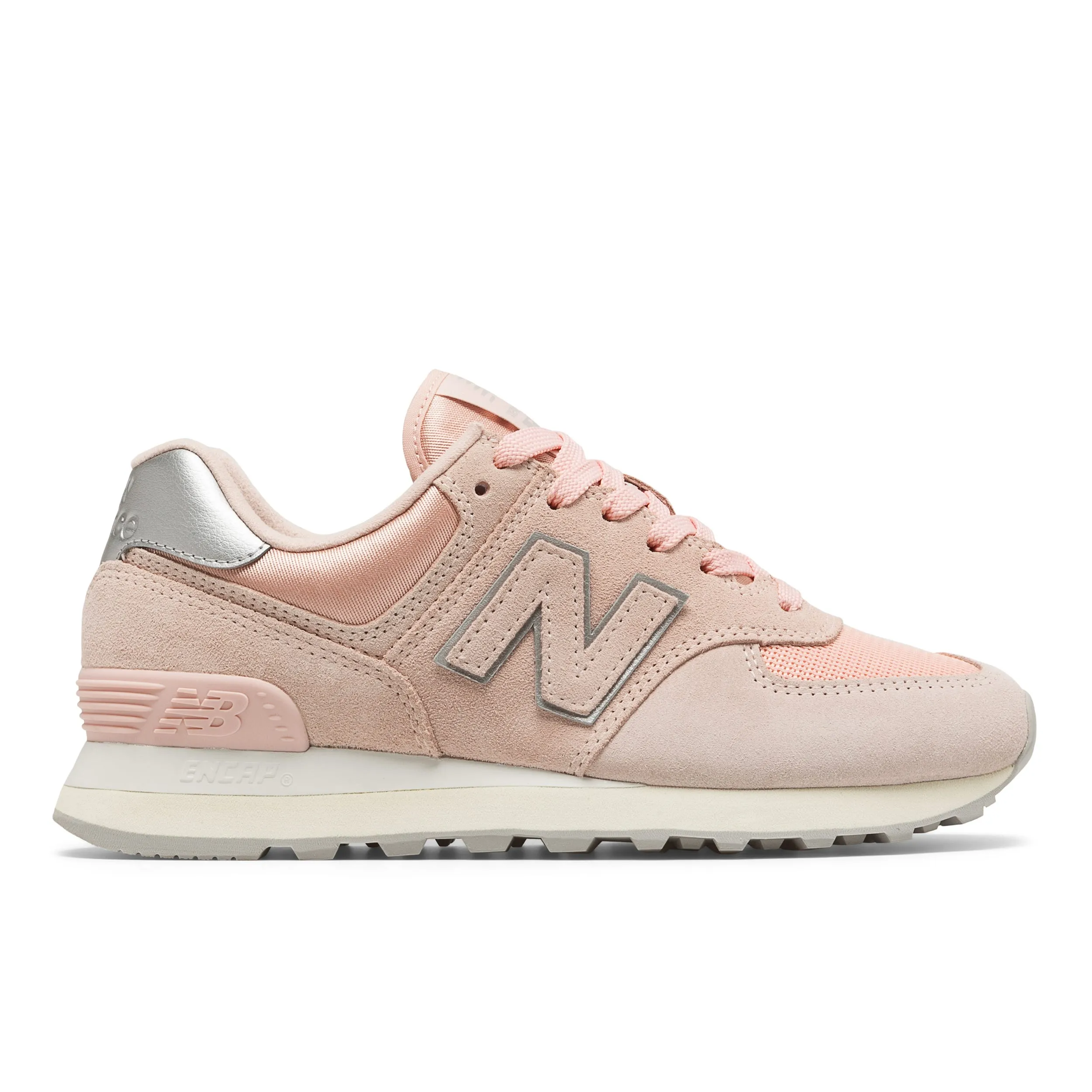 Zapatillas Urbanas Mujer New Balance 574 Rosada