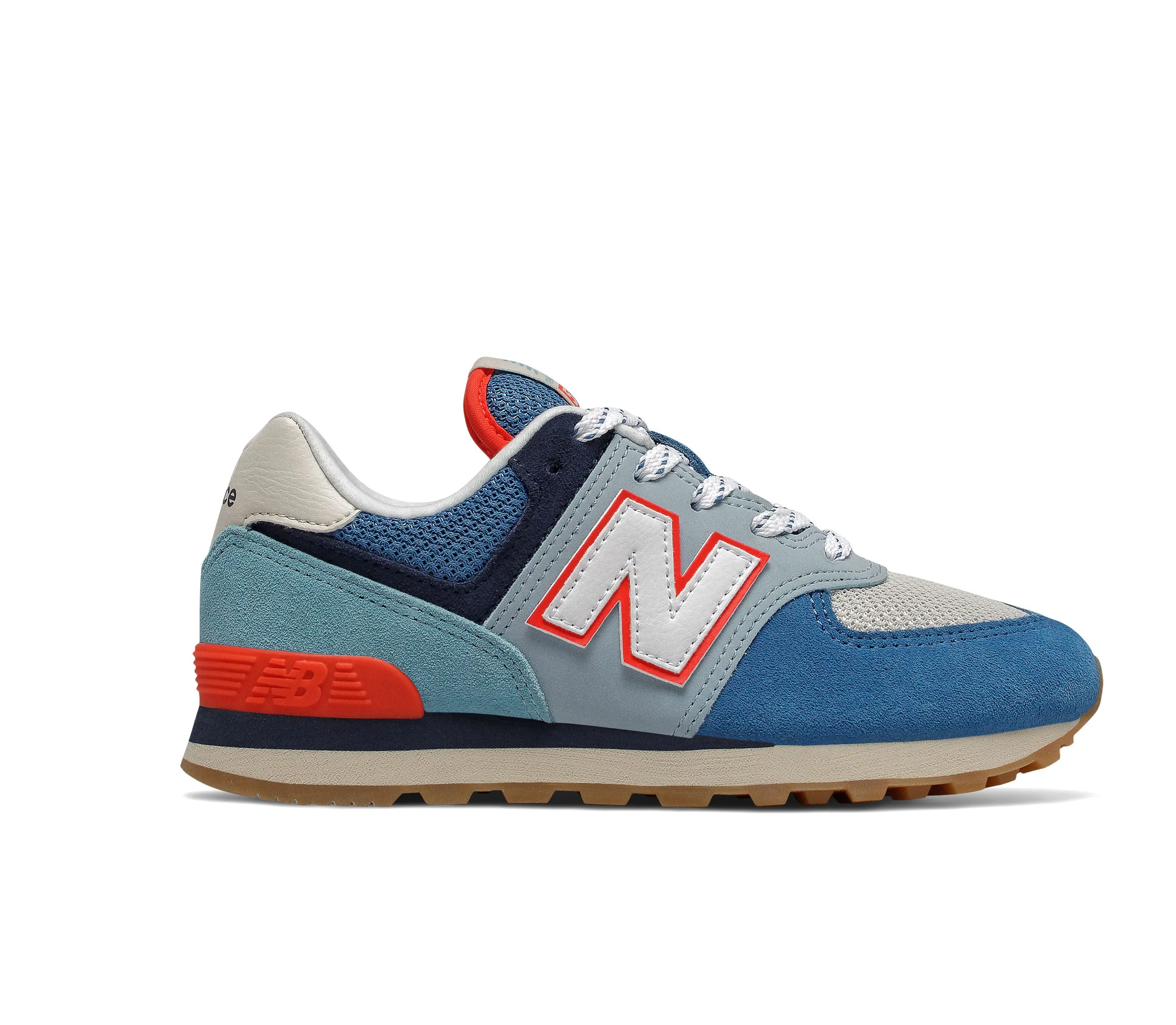 Zapatillas Urbanas Niño New Balance 574 Celeste 