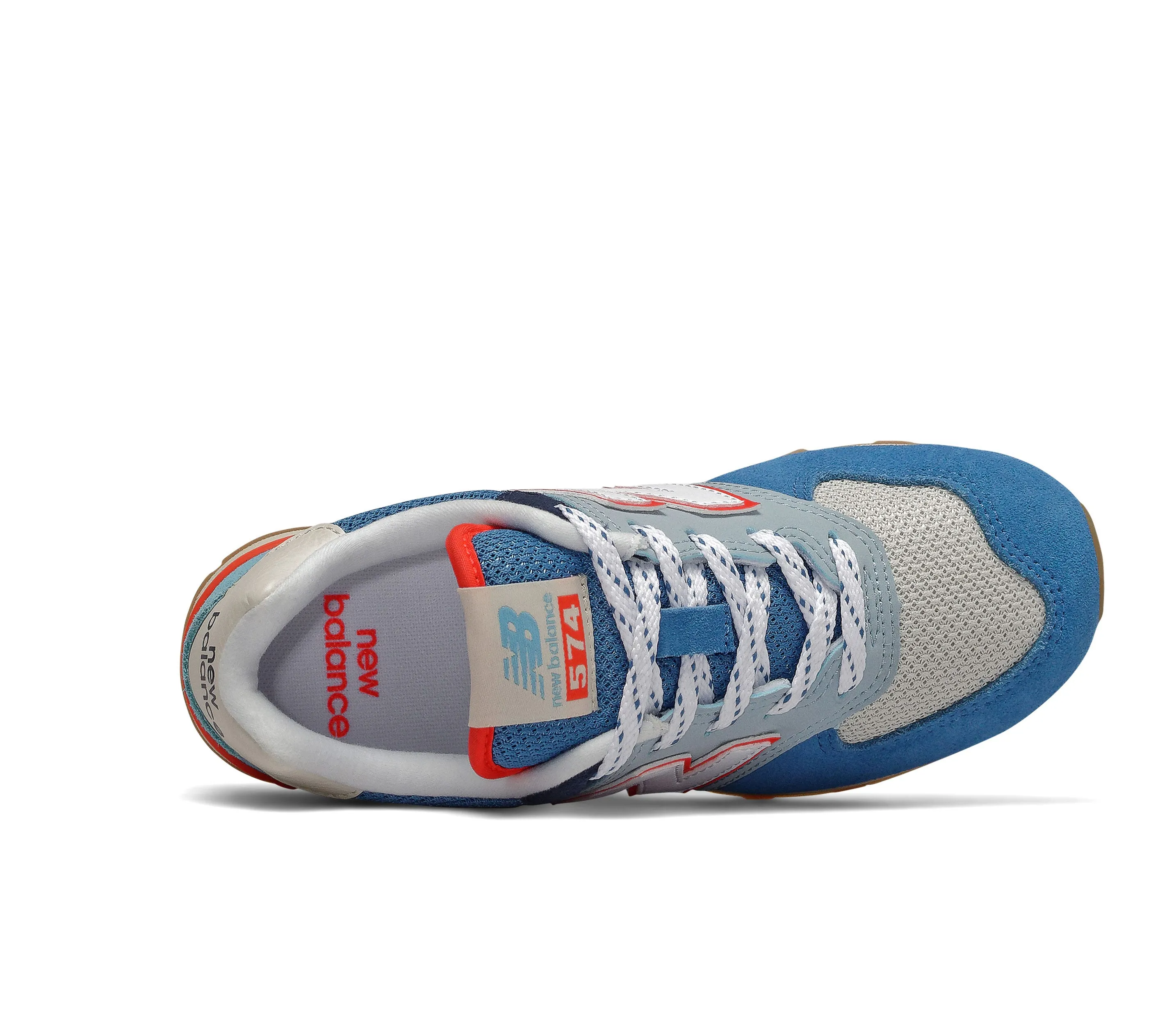 Zapatillas Urbanas Niño New Balance 574 Celeste 