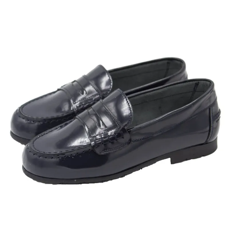 Zapatos colegiales Mocasines brillo HAMILTOM